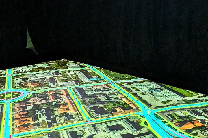 Leuttisch in der Ausstellung