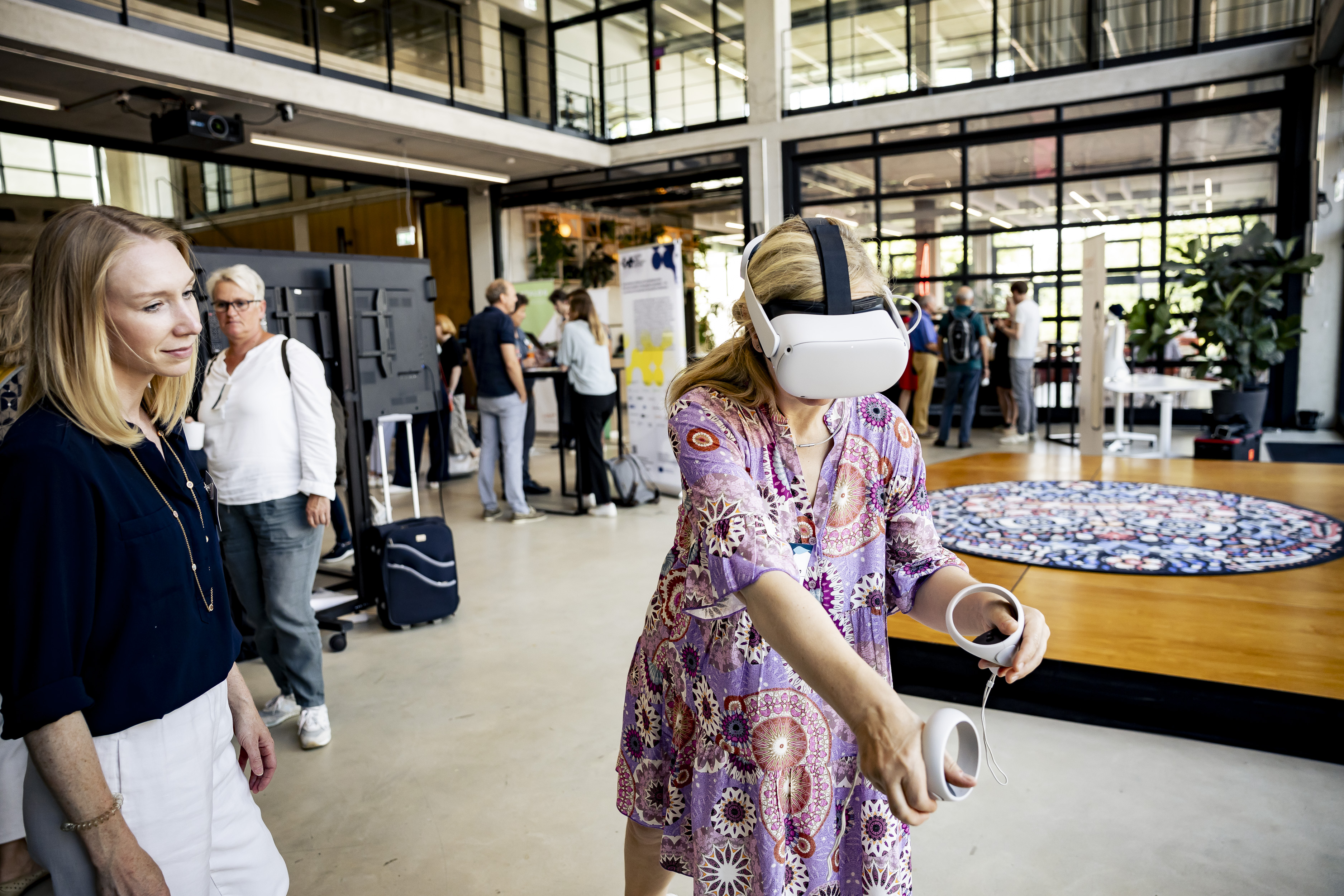Testen von digitalen Lösungen im Bereich Digital Health Care auf der Messe 